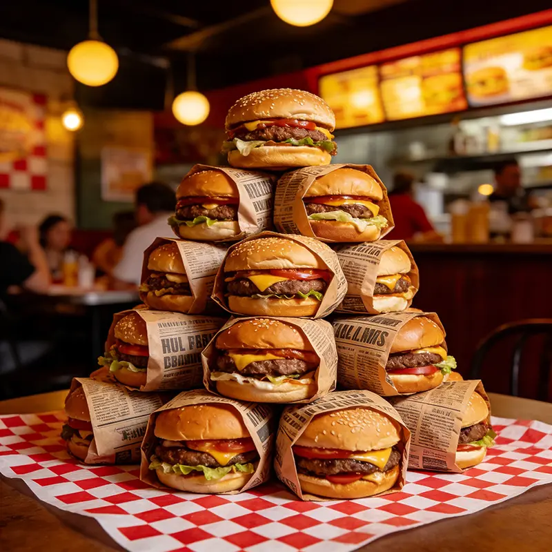 38*28cm Hamburgerpapier