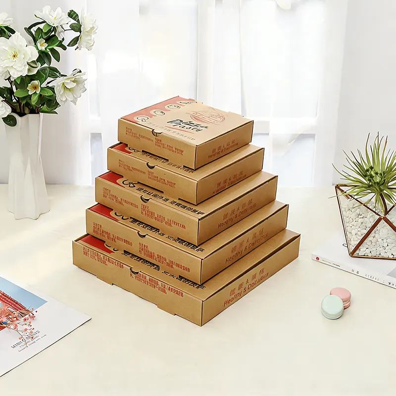 9 Zoll individuell bedruckte Pizzaschachtel
